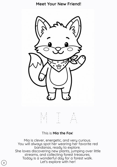 ChromaTales Book#2: Mia's Magical Forest Walk (Printable PDF)
