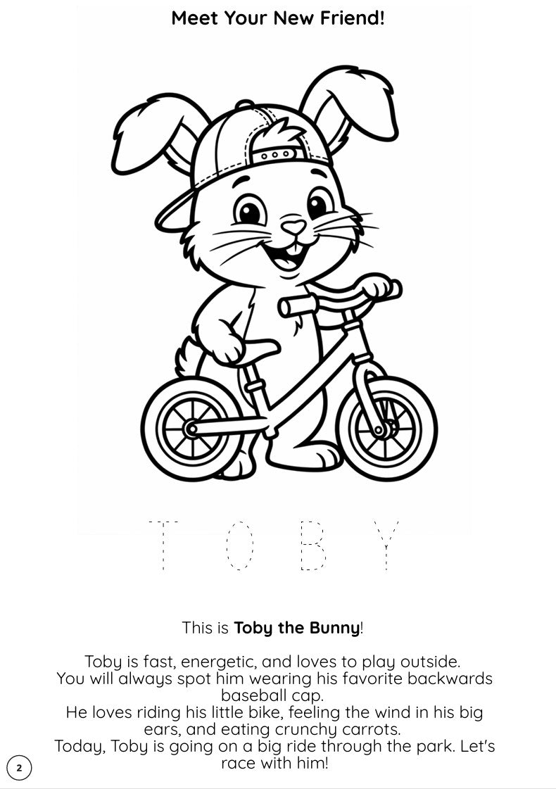 ChromaTales Book#3: Toby's Big Park Ride (Printable PDF)