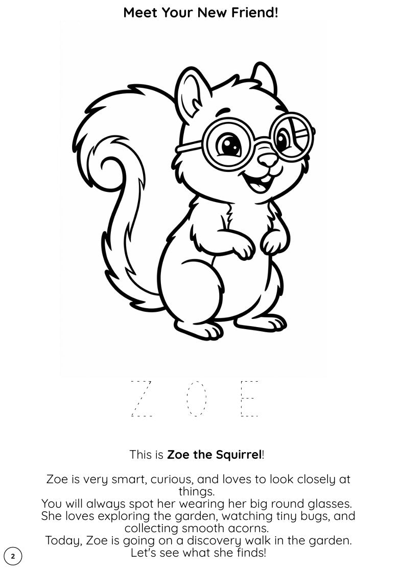 ChromaTales Book #4: Zoe's Garden Discovery (Printable PDF)